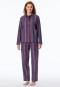 Pyjama lang Webware Streifen multicolor - Modern Nightwear