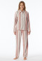 Pigiama di lunghezza in tessuto a strisce multicolore - Modern Nightwear