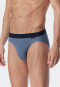 Slip Rio interlock fin imprimé air/bleu foncé - Fine Interlock