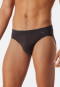 Slip Rio in fine interlock con fantasia, antracite/rosso - Fine Interlock