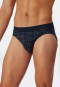 Rio bikini briefs fine interlock patterned midnight blue/white - Fine Interlock