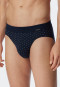 Rio bikini briefs organic cotton patterned dark blue/white - Fashion Daywear