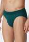 Rio bikini briefs organic cotton patterned dark green/white - Fashion Daywear