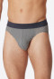 Rio briefs Stretch Organic Cotton patterned charcoal - 95/5