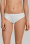 Rio panty with tulle embroidery natural white - Secret Embroidery