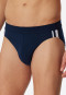 Rio-Slips 3er-Pack Organic Cotton Streifen dunkelblau - 95/5