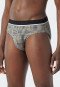Rio-slip 3-pack biologisch katoen effen met patroon meerkleurig - 95/5