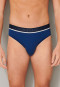 Confezione da 3 slip Rio in cotone biologico con elastico in vita blu / nero - 95/5