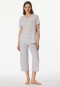 Pyjamas 3/4-length silver gray mottled - Casual Essentials