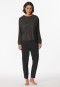Schlafanzug 7/8-lang Modal Oversized anthrazit - Modern Nightwear