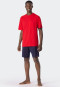 Pajamas short breast pocket circles red - Essentials Nightwear