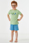 Pyjamas short frogs lime - Natural Love