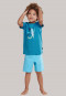 Pajamas short Hawaii surfer palms blue - Rat Henry
