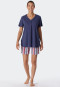 Pyjama court interlock encolure en V multicolore - Comfort Fit