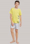 Pajamas short jersey crew neck city yellow - City Wanderer