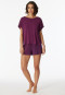 Pigiama corto in pizzo modal, prugna - Sensual Premium
