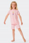 Korte pyjama biologisch katoen bloemen ballerina roze - Princess Lillifee