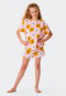 Pyjama court en coton bio, rose & à fleurs - Happy Summer