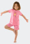 Pajamas short organic cotton farm chick pink - Girls World