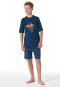 Short pyjamas Organic Cotton indigo - Nightwear