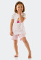 Pyjama court coton bio couronnes princesse blanc - Girls World