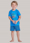 Pyjama court Organic Cotton Voiture de course bleu - Boys World