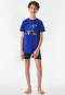 Pajamas short organic cotton royal - Tomorrows World