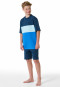 Short pyjamas Organic Cotton stripes aquarium - Nightwear