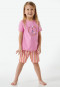 Pyjamas short Peace stripes pink - Girls World