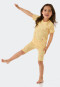 Pajamas short Tencel organic cotton ribbed dragonflies vanilla - Cat Zoe