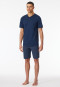 Schlafanzug kurz V-Ausschnitt admiral - Casual Essentials
