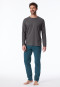 Pajamas long anthracite - Casual Essentials