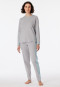 Pyjamas long organic cotton dark gray mottled - Casual Nightwear