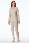 Schlafanzug lang Bio-Baumwolle natur - Casual Nightwear