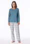 Pyjamas long blue gray - Comfort Essentials
