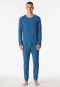 Long pyjamas with blue cuffs - Long Life Soft