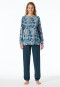Pyjama long poignet fleurs multicolores - Comfort Nightwear