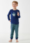 Pyjama lange manchet haai donkerblauw - Casual World