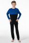 Pajamas long cuffs indigo - Nightwear