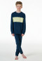 Pyjama lange manchetten nachtblauw - Teens Nightwear