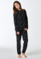 Pigiama lungo stelle nere - Teens Nightwear