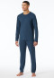 Schlafanzug lang dunkelblau - Modern Nightwear