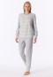 Lange pyjama frottee manchetten gemêleerd - Casual Essentials