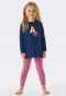 Pyjama lang interlock biologisch katoen legging tovenares college donkerblauw - Cat Zoe