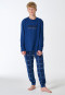 Long pyjamas check royal - Teens Nightwear