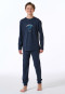 Pajamas long midnight blue - Nightwear