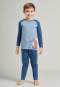 Pajamas long organic cotton natural dye cuffs raglan fox - Natural Love