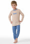 Long pyjamas striping happy cream - Natural Love