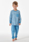 Schlafanzug lang Ringel hellblau - Boys World