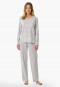 Long pyjamas silver-grey mottled - Casual Essentials